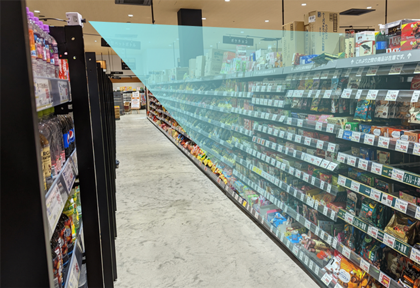 A LUCID Vision Labs SENSAiZ Intelligent Vision CMOS Camera keeps track of inventory levels at a convenience store and alerts personnel when supplies drop below a specified amount.