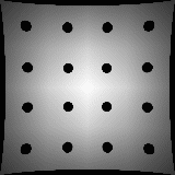 Simulation of Pincushion Distortion Aberration